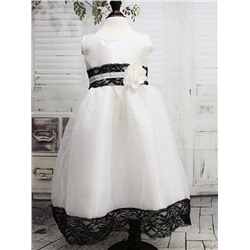 013013 Платье"Цветок" белый