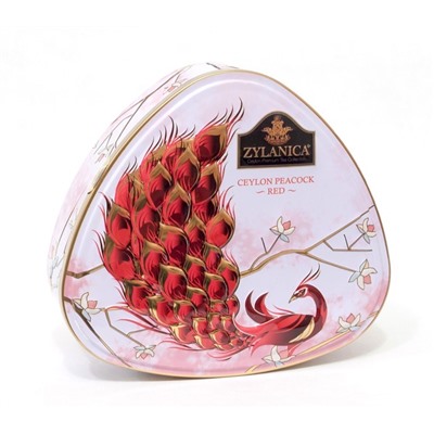 Чай                                        Zylanica                                        Peacock Collection Pekoe черн. с добавками 1001 ночь, 100 гр. ж/б (pink red) (12)