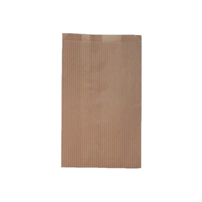 Крафт-пакет бумажный "Полоска" 35х20х10см коричневый