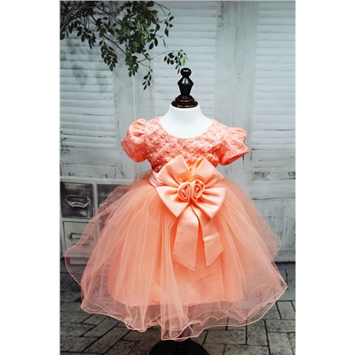 01393 Платье мод.LW-3007 персиковый