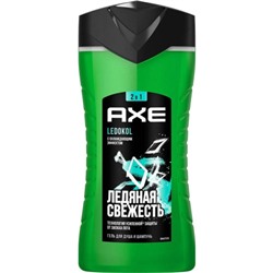 Гель для душа мужской Axe (Акс) Ledokol 2 в 1, 250 мл