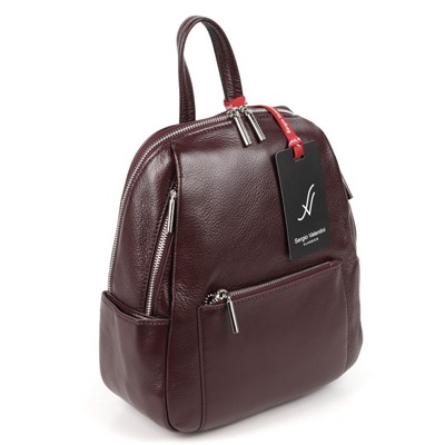 Женский кожаный рюкзак Sergio Valentini SV-SZ749/C Бордо