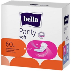 Прокладки ежедневные гигиенические Bella (Белла) Panty Soft, 2 капли, 60 шт