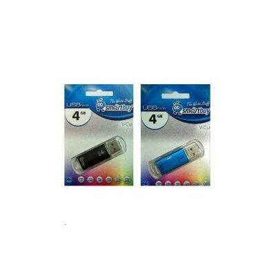 *USB2.0 FlashDrives 8Gb Smart Buy  V-Cut Black (SB8GBVC-K)