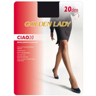 Колготки Golden Lady Ciao (Голден Леди) Visone (серый) 20 den, 4 размер