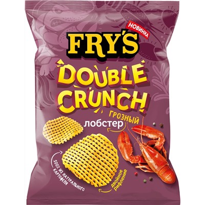 Бакалея                                        Fry's                                        Чипсы из натур. картофеля 70 гр. рифленые "FRY'S" вкус Грозный лобстер, м/у (24)