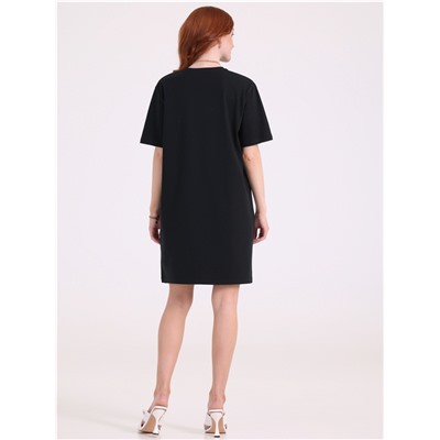 платье 1ЖПК3963804; черный / Классно вышивка