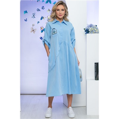 Платье "Индира" (голубое) П5546