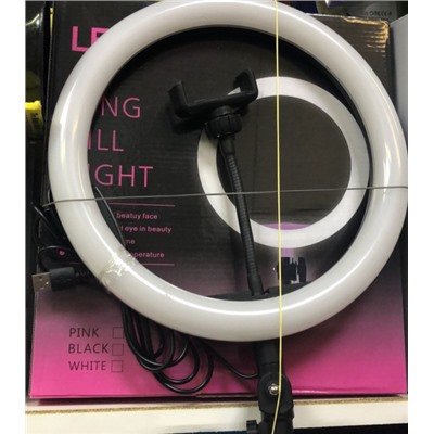 Кольцевая светодиодная лампа для профессиональной съемки без штатива ZD666 ALI