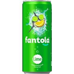 Напитки                                        Fantola                                        Лимонад Fantola Лимон-Лайм 0,45 л, ж/б (12)/в пал 128