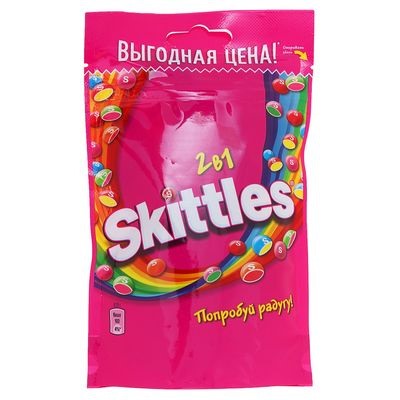 Кондитерские изделия                                        Skittles                                        2 в 1 розовый, 70 гр. (26)/108