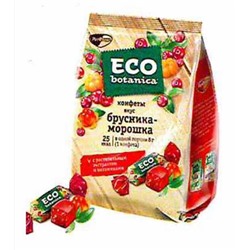 Кондитерские изделия                                        Eco-botanica                                        Конфеты желейные ECO-BOTANICA Брусника/Морошка и витам.,200 гр. (10)