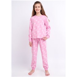 CLE Пижама дев. 903517кдн, розовый/молочный, Таблица размеров на детскую одежду «ЭЙС» и «CLEVER WEAR»