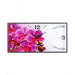 *Часы настенные СН 1939 - 800 Орхидеи прямоугольн (19x39)