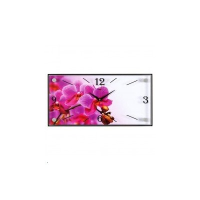 *Часы настенные СН 1939 - 800 Орхидеи прямоугольн (19x39)