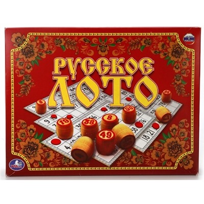 Настольная игра РУССКОЕ ЛОТО_Новая цена