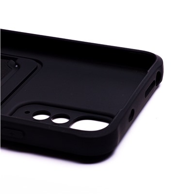 Чехол-накладка SC304 с картхолдером для "Xiaomi Redmi Note 11 4G Global/Redmi Note 11S 4G" (black)