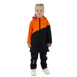 Куртка "Выбирай сама" для девочки Smaillook (Softshell) детская Оранжевый с черным