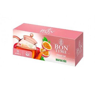«Bontime», чай черный «Маракуйя», 25 пакетиков, 37 гр. KDV