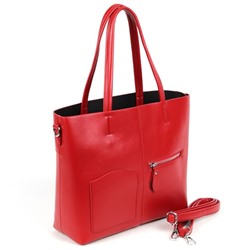 Женская сумка шоппер из эко кожи 8333-836 Ред