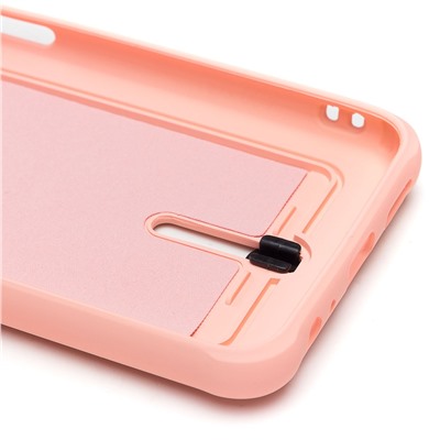 Чехол-накладка SC304 с картхолдером для "Samsung SM-A226 Galaxy A22s 5G" (light pink)