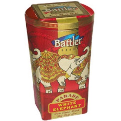 Чай                                        Battler                                        " Парад слонов белых" PEKOE 100 гр.(8025) ж/б (6)