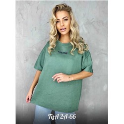 Женская футболка. Ткань 65% cotton, 35% polyester