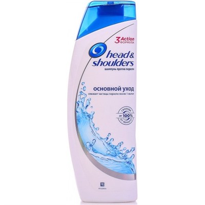 Шампунь для волос Head and Shoulders (Хед Энд Шолдерс) Основной уход, 400 мл