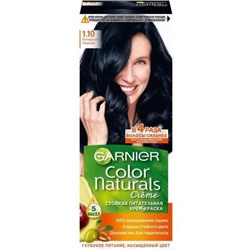 Краска для волос Garnier (Гарньер) Color Naturals Creme, тон 1.10 - Холодный Черный