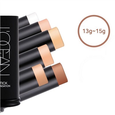 L’ocean Тональное основа-стик / Contouring Strobing Stick Foundation #33, Dark Beige, 15 г