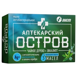 Мыло туалетное Аптекарский остров Чайное дерево и эвкалипт, 100 г