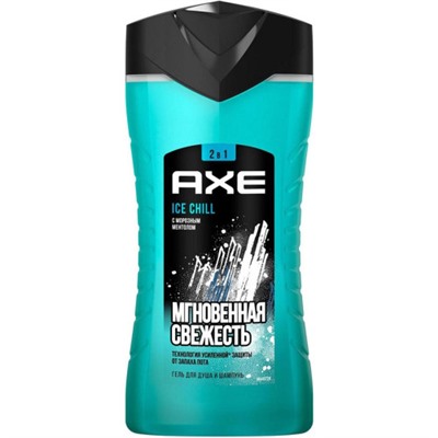 Гель для душа мужской Axe (Акс) Ice Chill 2 в 1, 250 мл