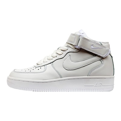 Кроссовки NN A Force 1 Mid 07 White Leather арт 5001-1