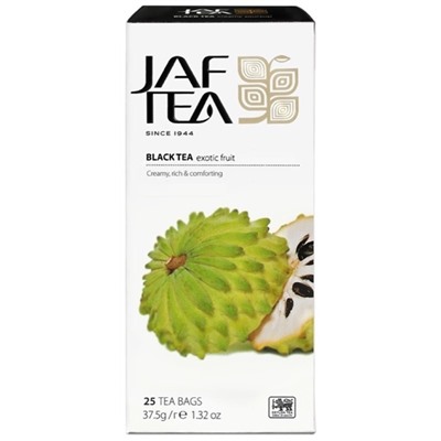 Чай                                        Jaf tea                                        PC Exotic Fruit 25 пак.*1,5 гр. черный c саусеп (36) (251)