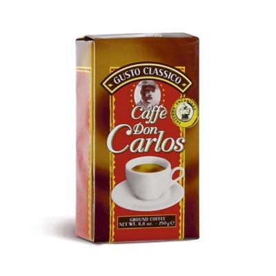 Кофе                                        Don carlos                                        250 гр. Gusto Classico молотый (20)