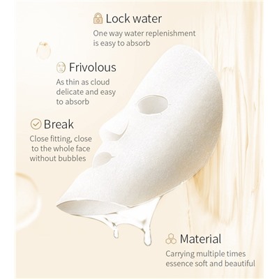 Тканевая маска с удвоенным содержанием гиалуроновой кислоты Bioaqua 2X Hyaluronic Acid Facial Mask
