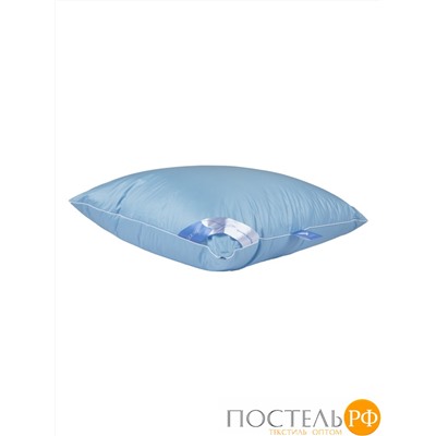 Подушка WHITE DOWN Пух/тик 70x70 (Синий) 2054/55