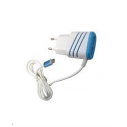 *Блок пит USB сетевой  Орбита OT-APU13 (BS-2042) (2*USB, 5B, 2100mA, microUSB 0.8м)