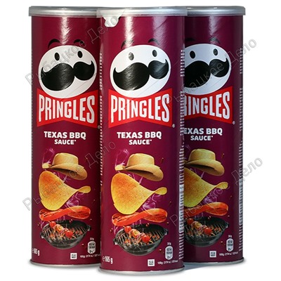 Чипсы "Pringles" техасский соус барбекю 165г