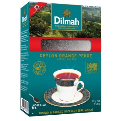 Чай                                        Dilmah                                        100 гр. кр./лист (12) черный