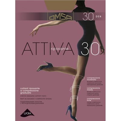 Колготки классические, Omsa, Attiva 30 оптом