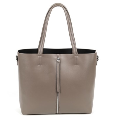 Женская сумка шоппер из эко кожи 5325-836 Таил Грей