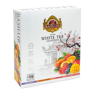 Чай                                        Basilur                                        Белый чай "АССОРТИ" 40 пак.*1,5 гр., картон (12) (72169) NEW