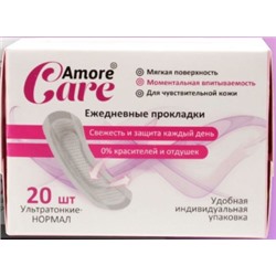 Прокладк.AmorCare Ежедн.20шт нормал