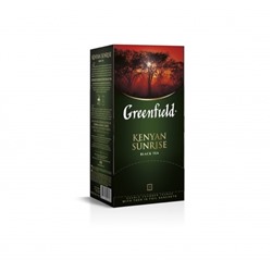 Чай                                        Greenfield                                         Kenyan Sunrise 25 пак. х 2 гр. цейлон черный (10) (0489-10)