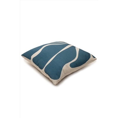 Подушка декоративная с фотопечатью 40х40 см ткань смесовая Матисс синий арт. 4052