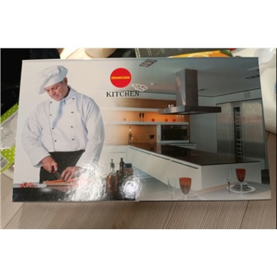 Набор ножей из 6 ти предметов в коробке KITCHEN DROWCOOK