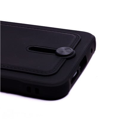 Чехол-накладка SC304 с картхолдером для "Xiaomi Redmi Note 11 4G Global/Redmi Note 11S 4G" (black)