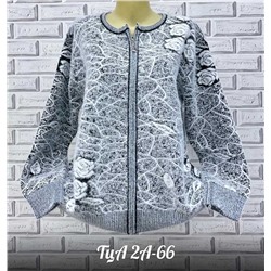 Женская кофта. Ткань Альпака( 60% cotton, 10% viscose, 30% wool)