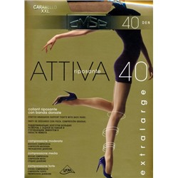 Колготки классические, Omsa, Attiva 40 XXL Plus size оптом